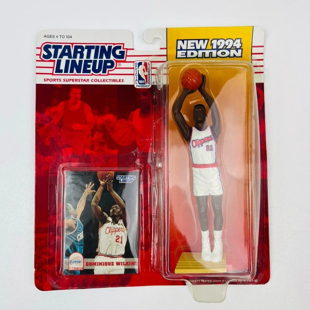 1994 Dominique Wilkins Starting Lineup Los Angeles Clipper NBA Basketball Figure